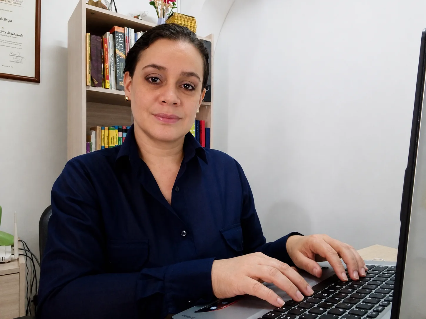 Marcela Brito Avellaneda in her consulting room.